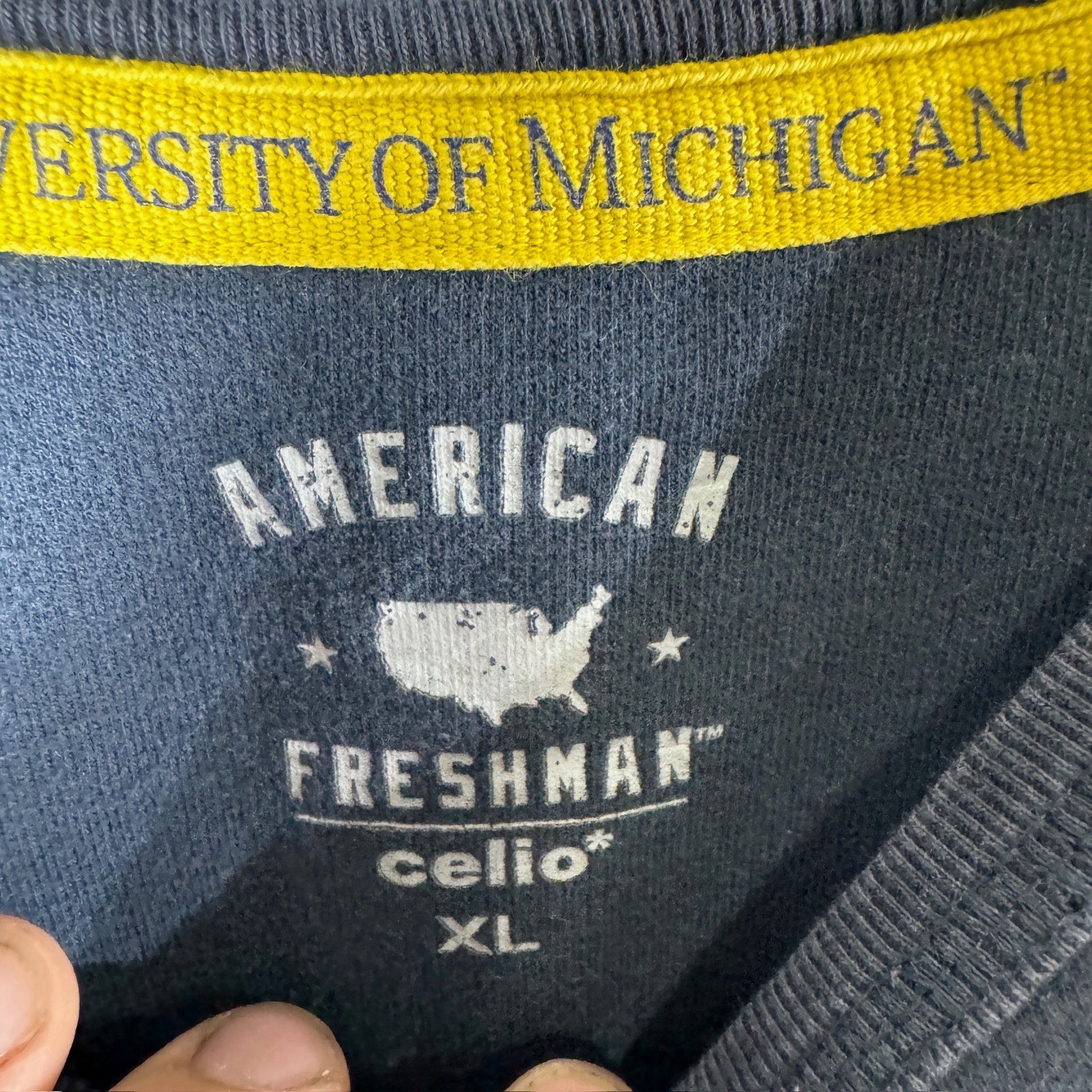 Collection of University Of Michigan College Crewneck in a gallery layout