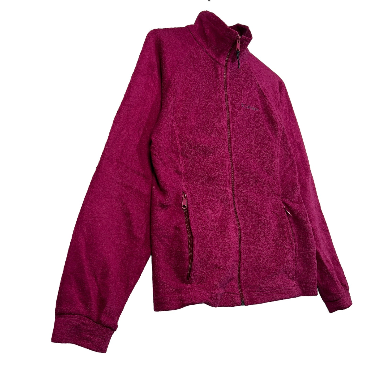 Collection of Columbia Sportswear Youth Zip Up Collared Fleece Jacket in a gallery layout
