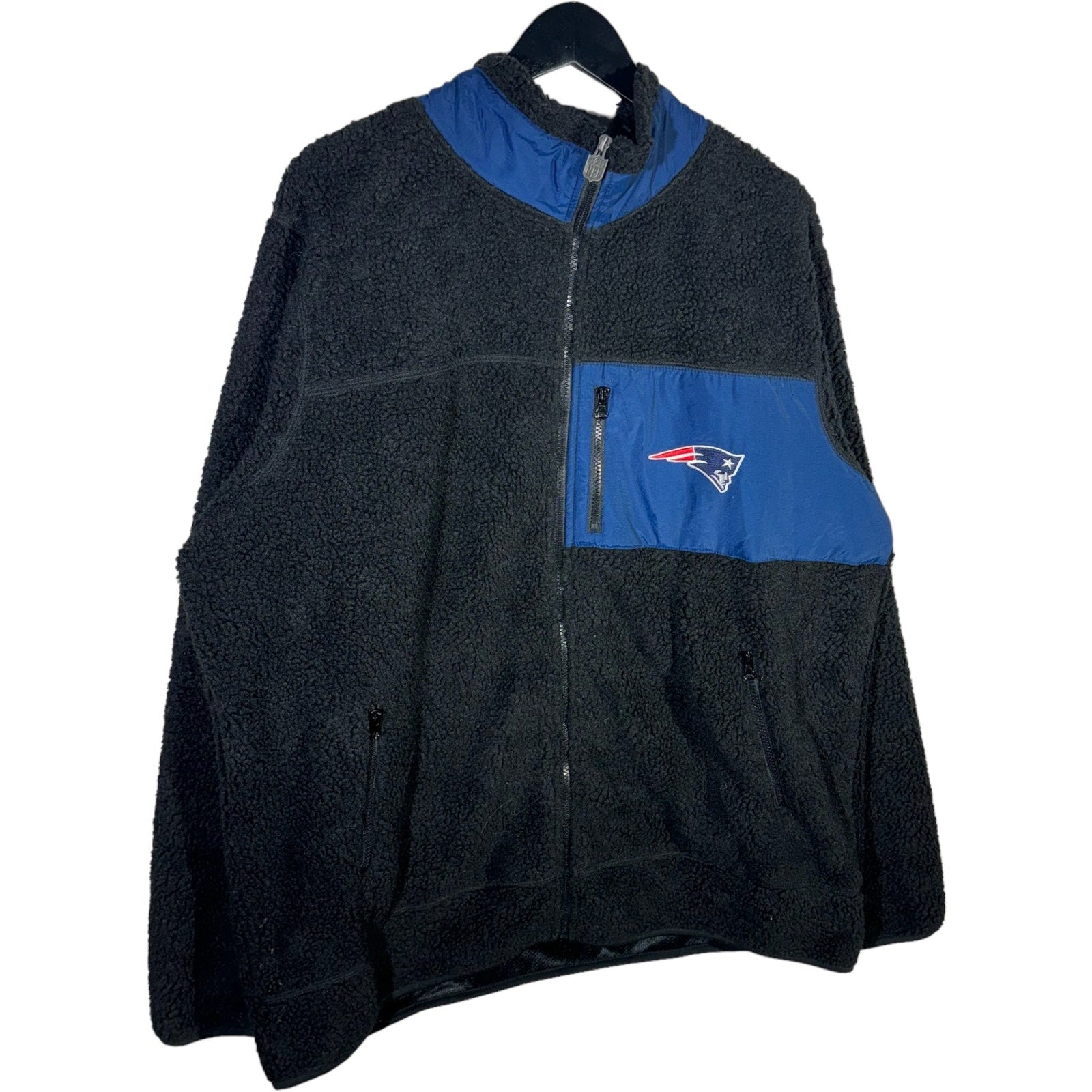 Collection of New England Patriots Full Zip NFL Fleece in a gallery layout