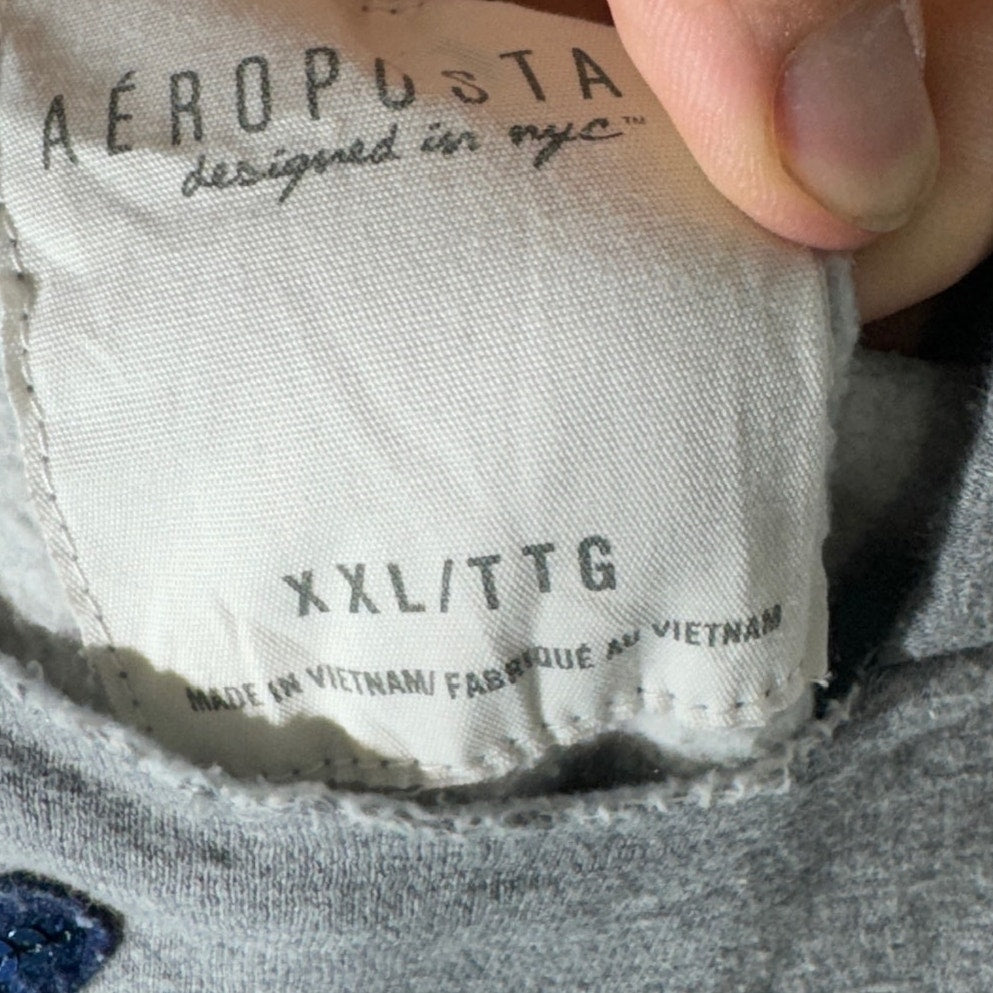 Collection of Aeropostale Spellout Hoodie in a gallery layout