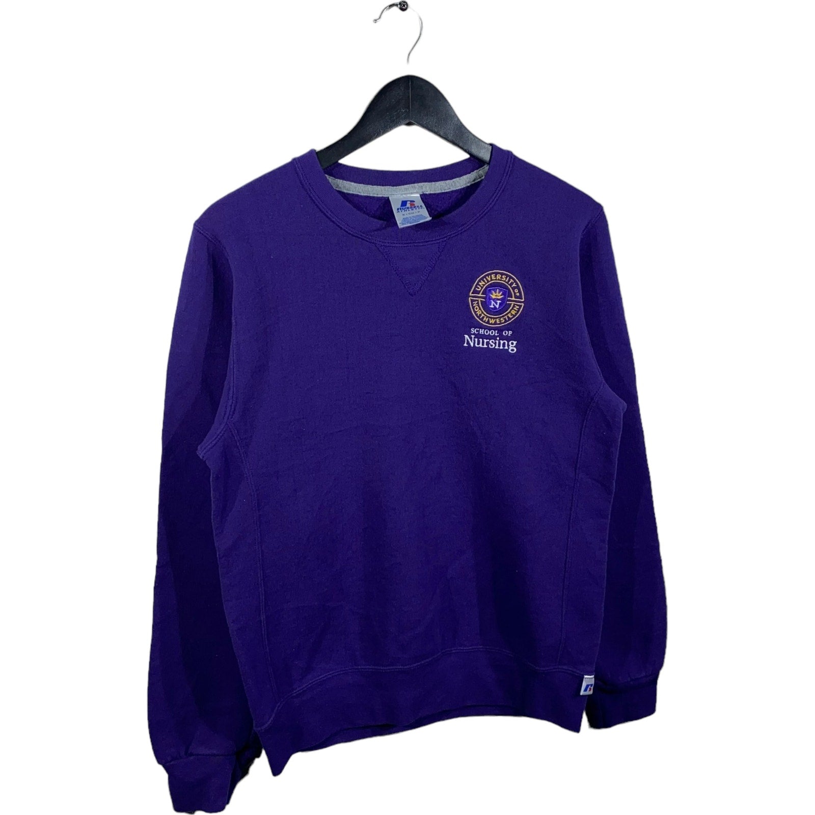 Collection of Russell Athletics University Of North Western Nursing Crewneck in a gallery layout