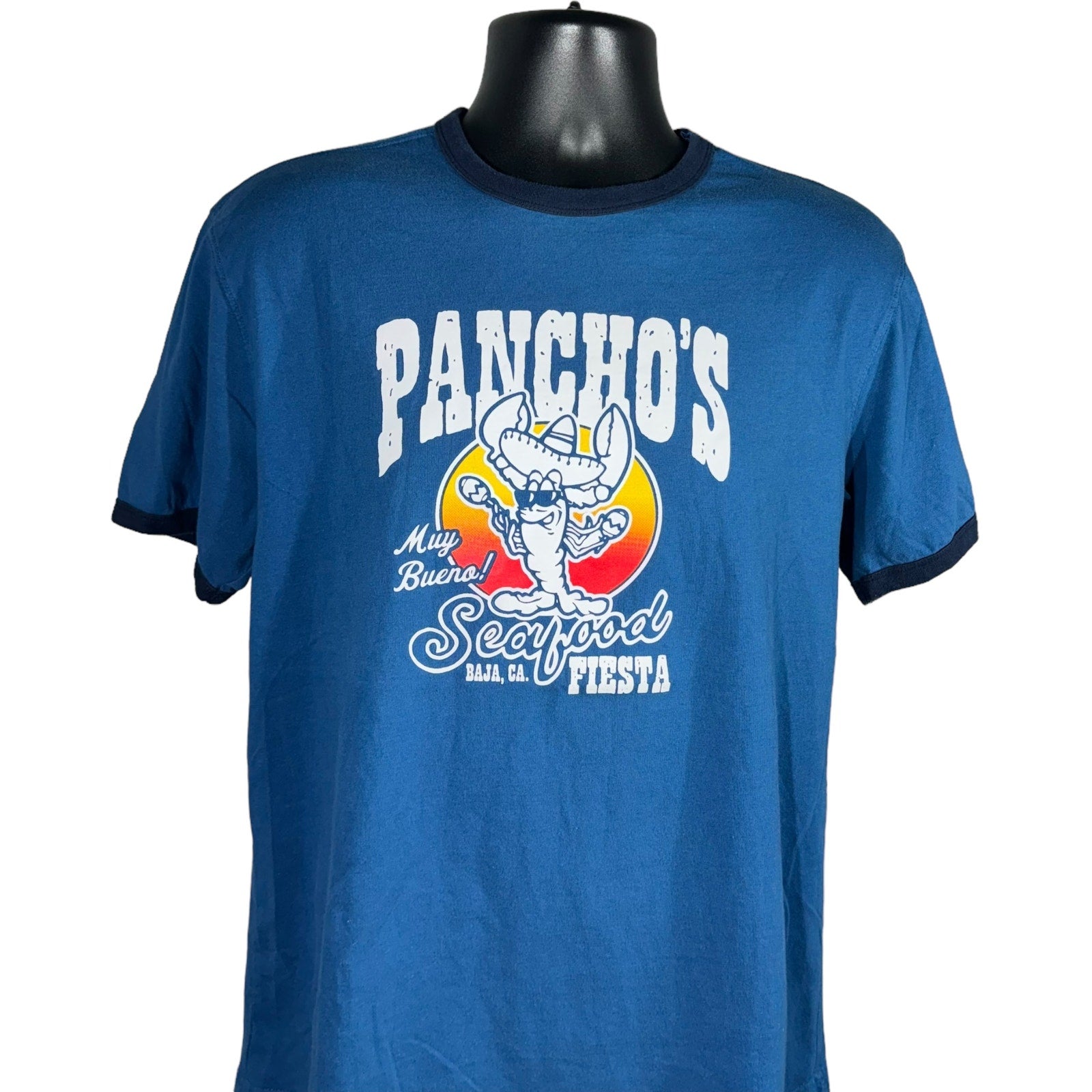 Collection of Old Navy Pancho's Seafood Fiesta Tee in a gallery layout