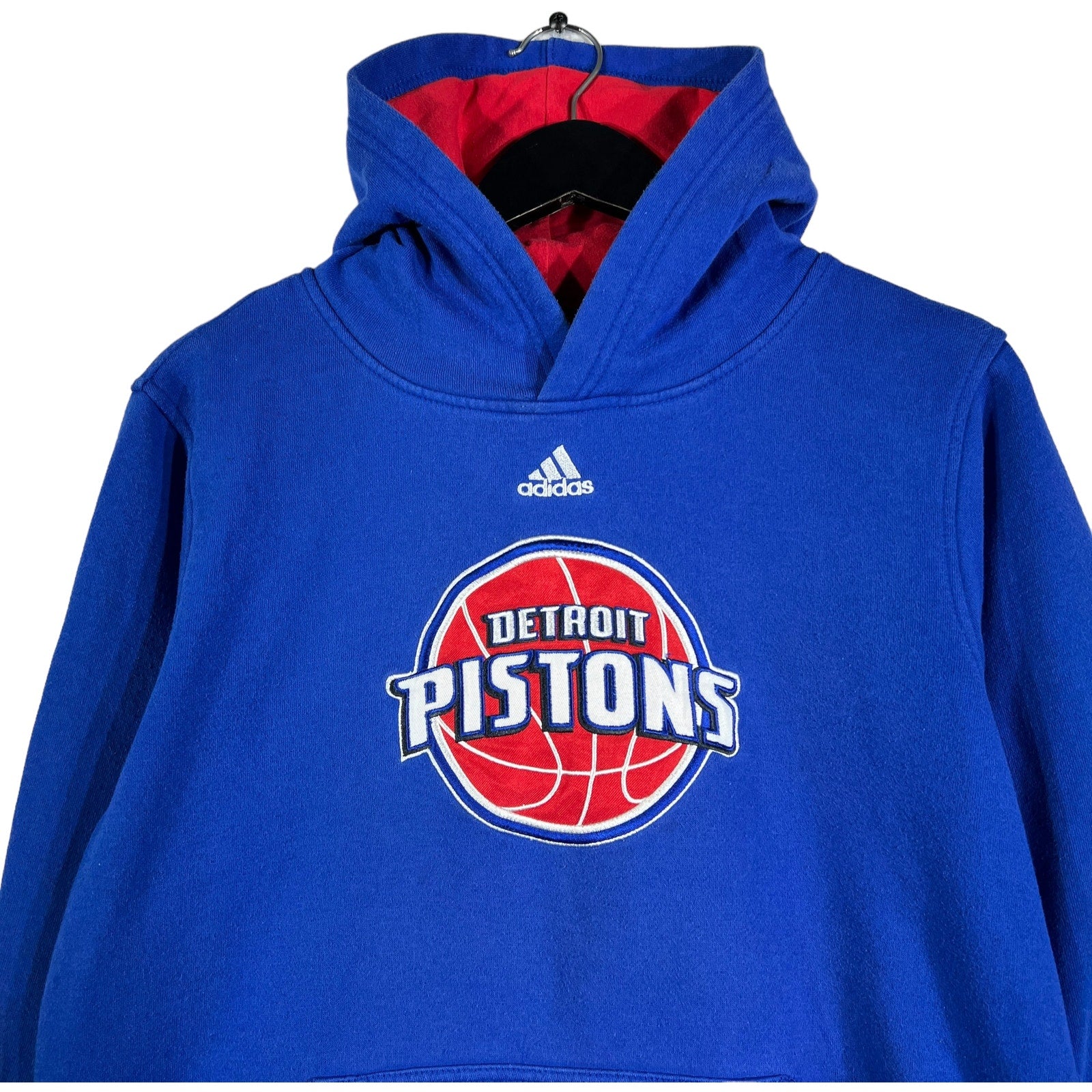 Collection of Adidas Detroit Pistons NBA Hoodie in a gallery layout