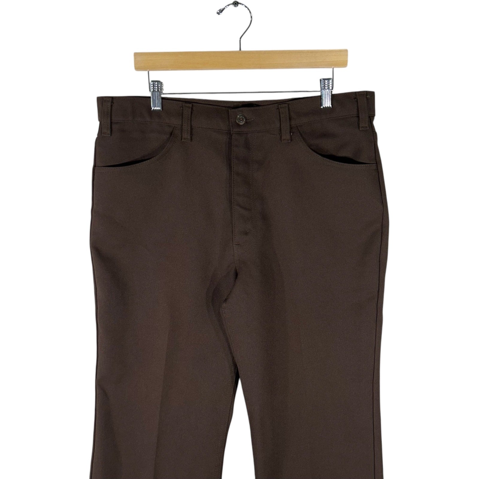 Collection of Vintage Levi's Black Tab Dacron Polyester Chino Pants 36x30 in a gallery layout