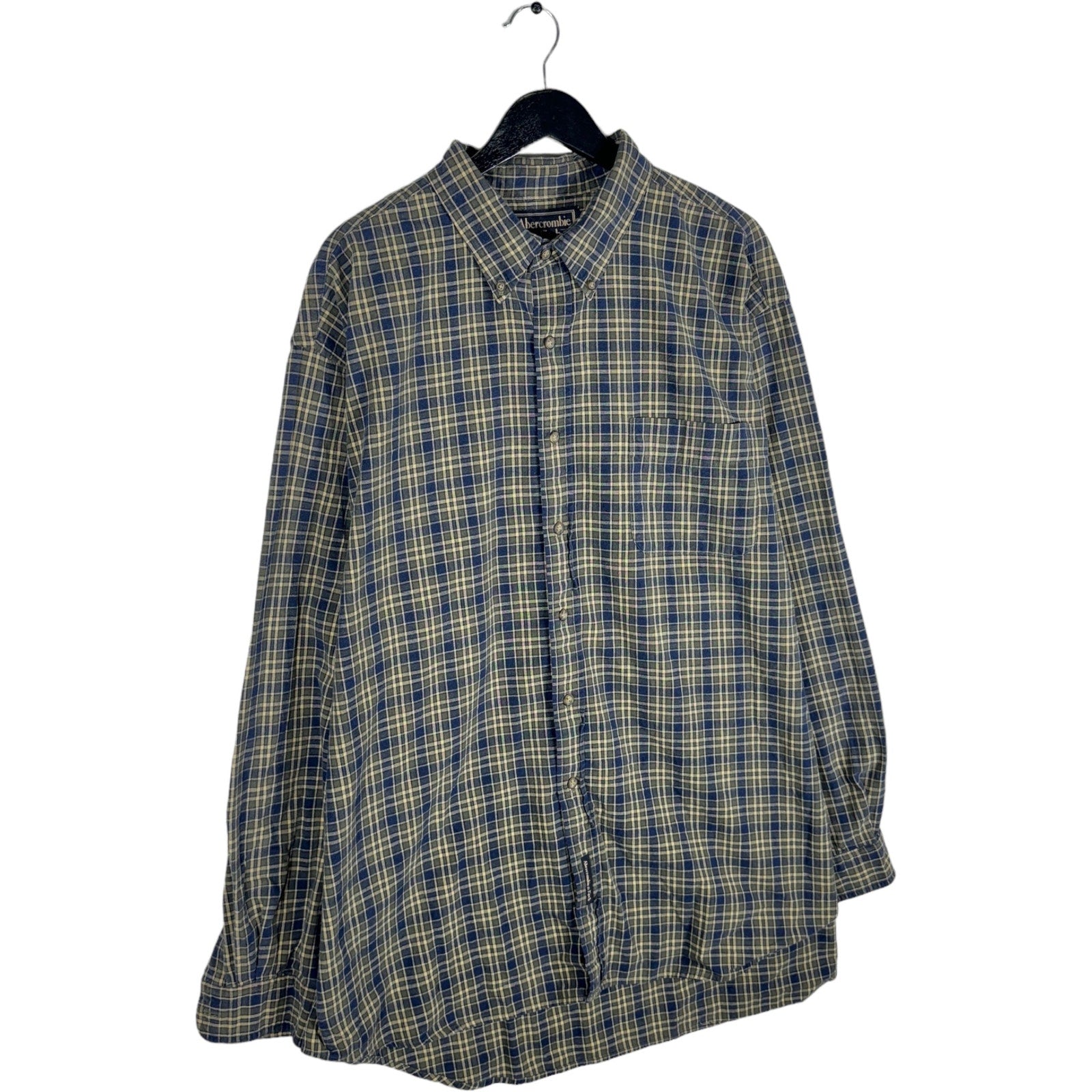 Collection of Abercrombie & Fitch Long Sleeve Plaid Button Up in a gallery layout