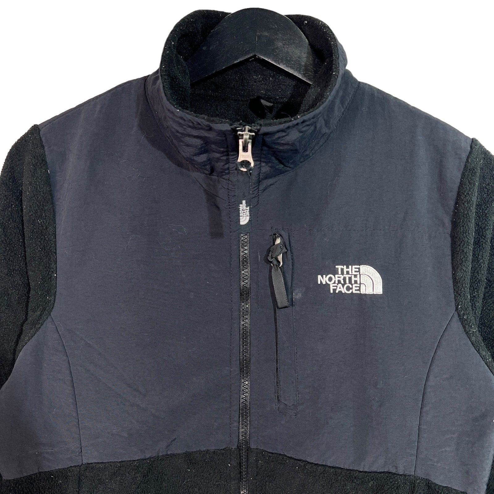 Collection of The North Face Collared Zip Up Fleece Jacket in a gallery layout