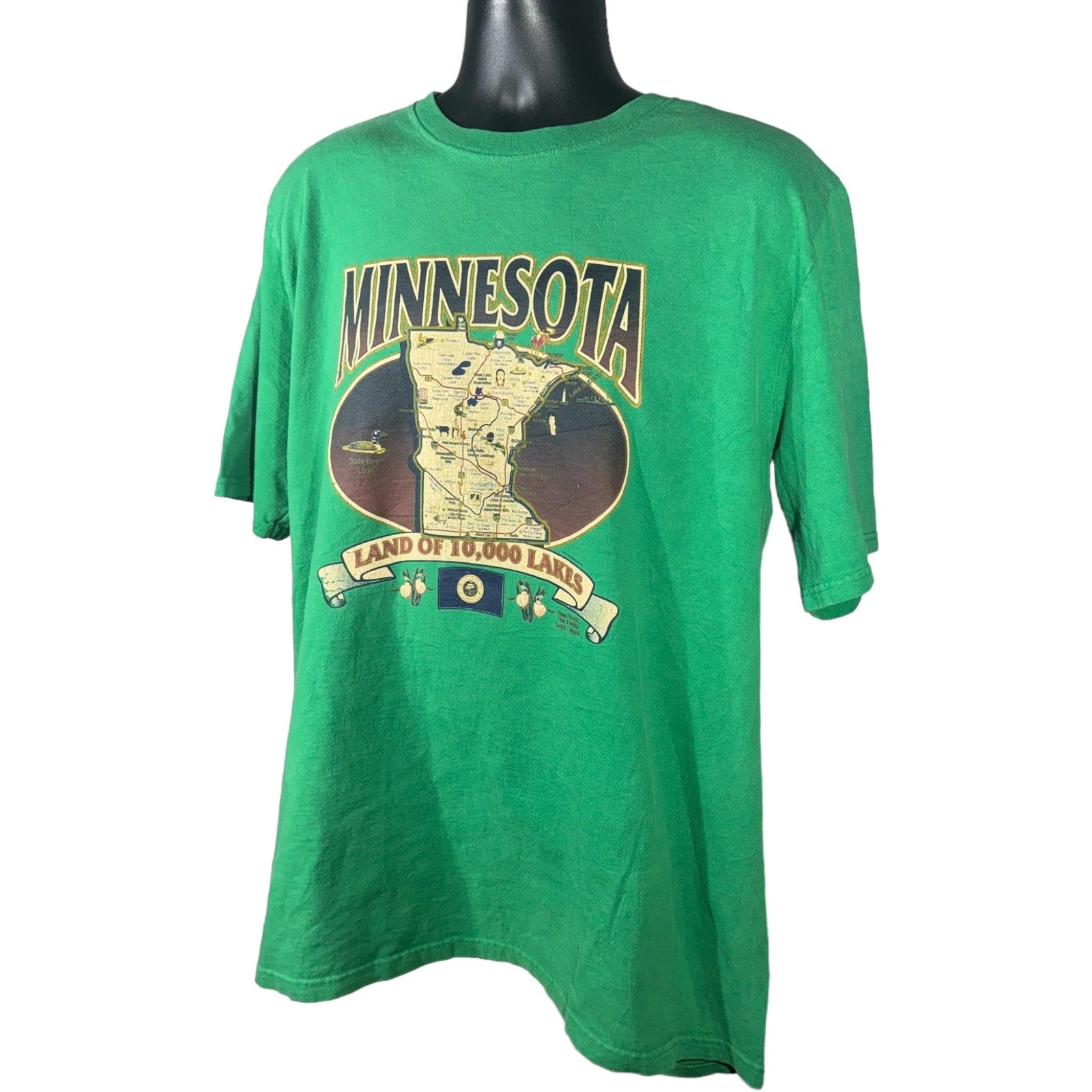 Collection of Jerzees Minnesota Land Of 10000 Lakes Tee in a gallery layout
