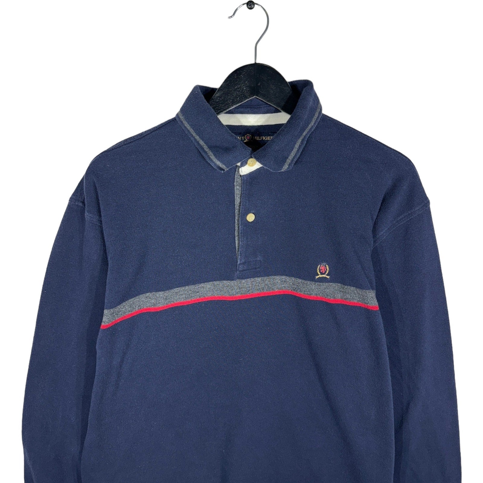 Collection of Tommy Hilfiger Long Sleeve Polo in a gallery layout