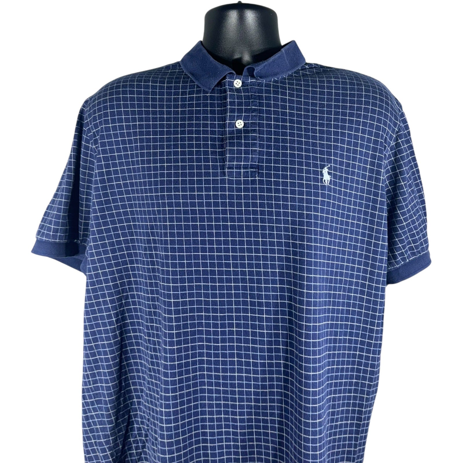 Collection of Polo Ralph Lauren Checkered Short Sleeve Polo in a gallery layout