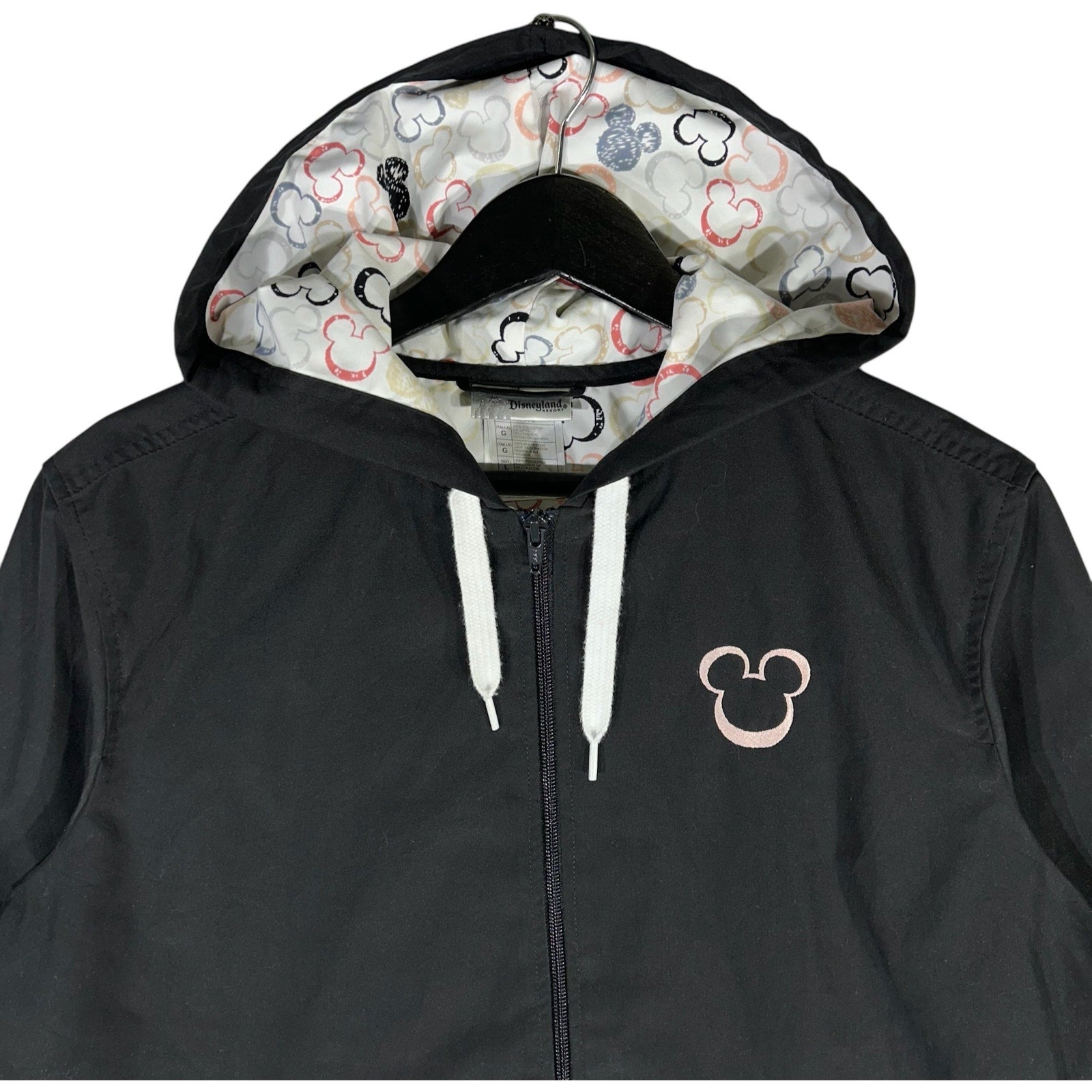 Collection of Disney Mickey Mouse Mini Logo Full Zip Hoodie in a gallery layout