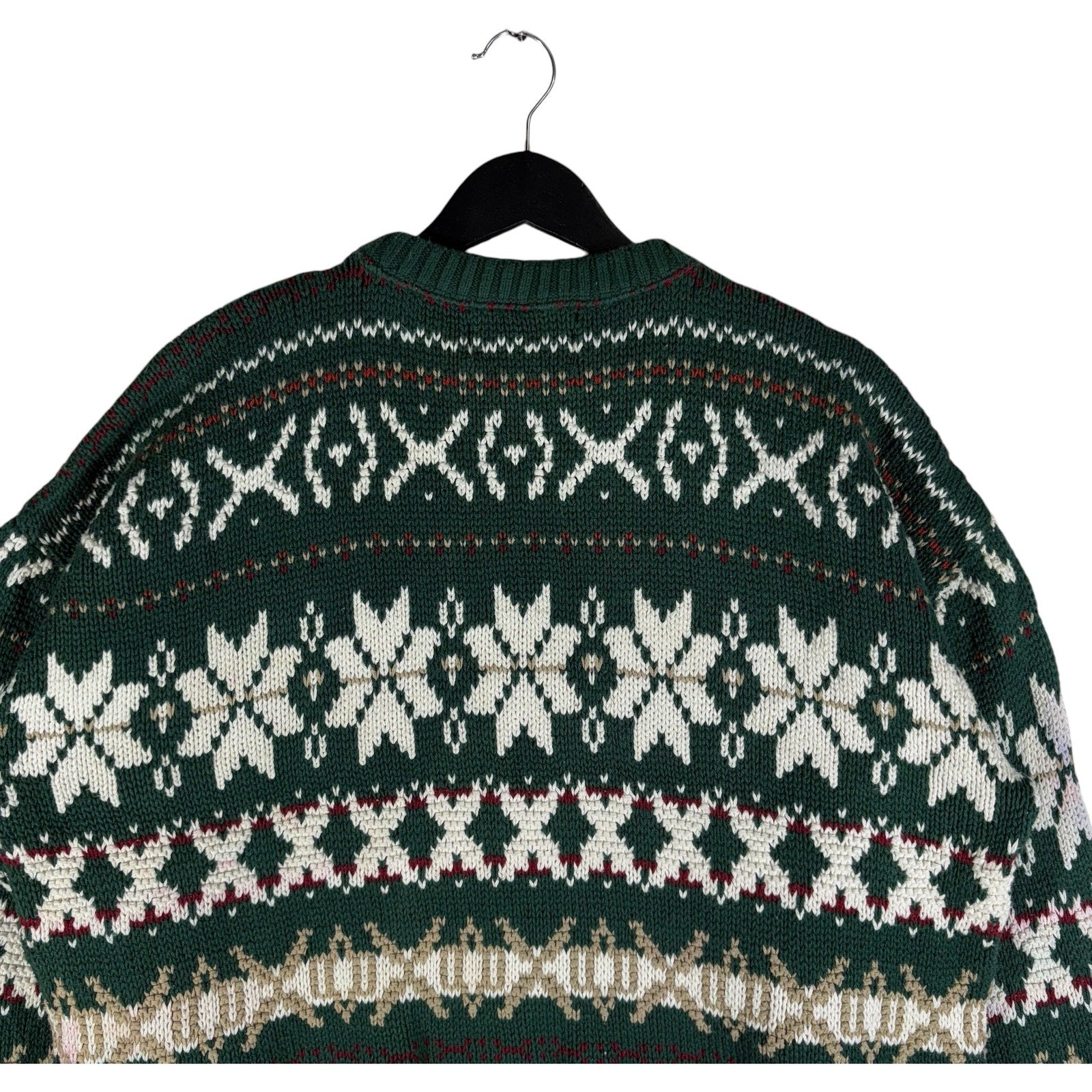 Collection of Vintage American Portrait Knit Sweater in a gallery layout