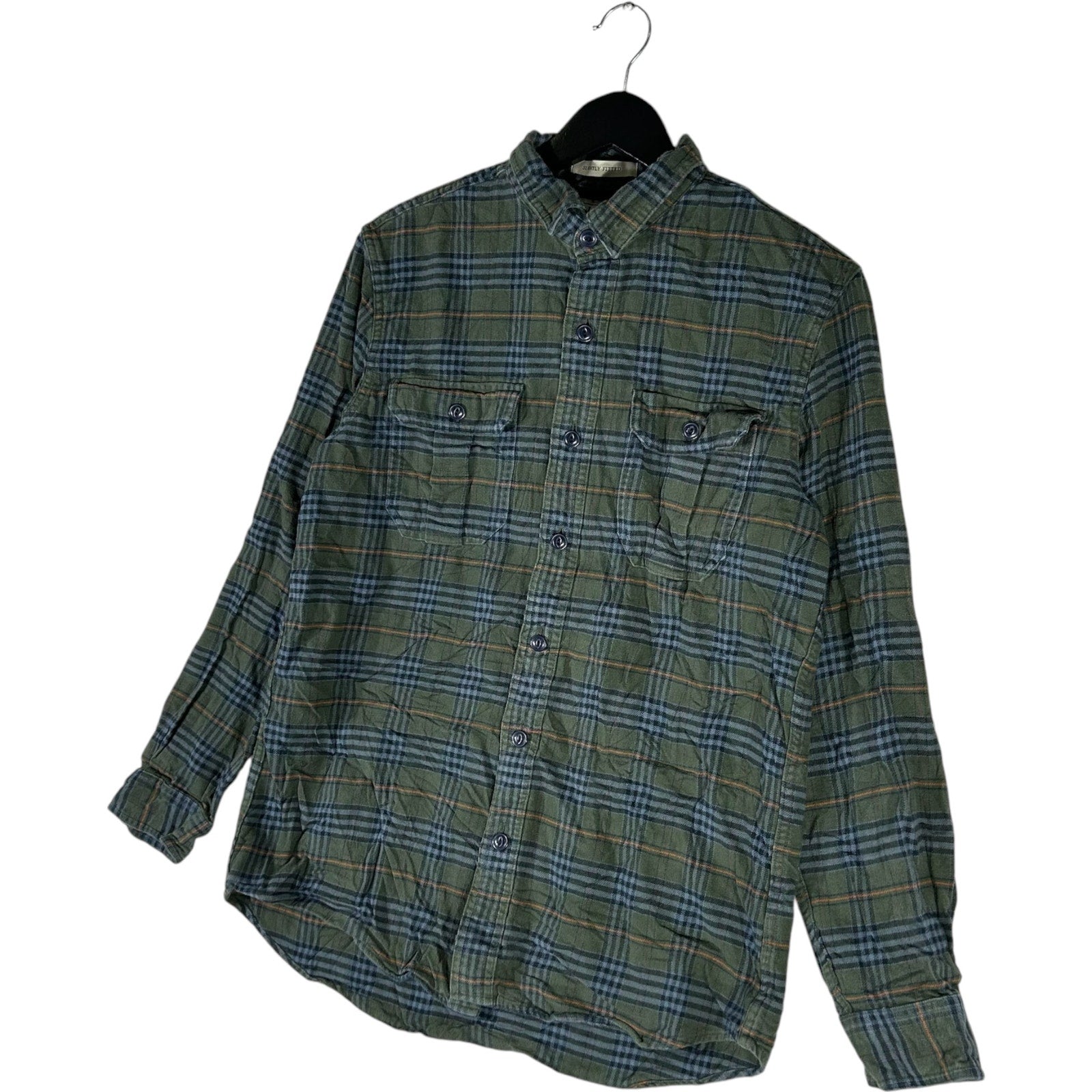 Collection of L.L. Bean Plaid Long Sleeve Flannel in a gallery layout