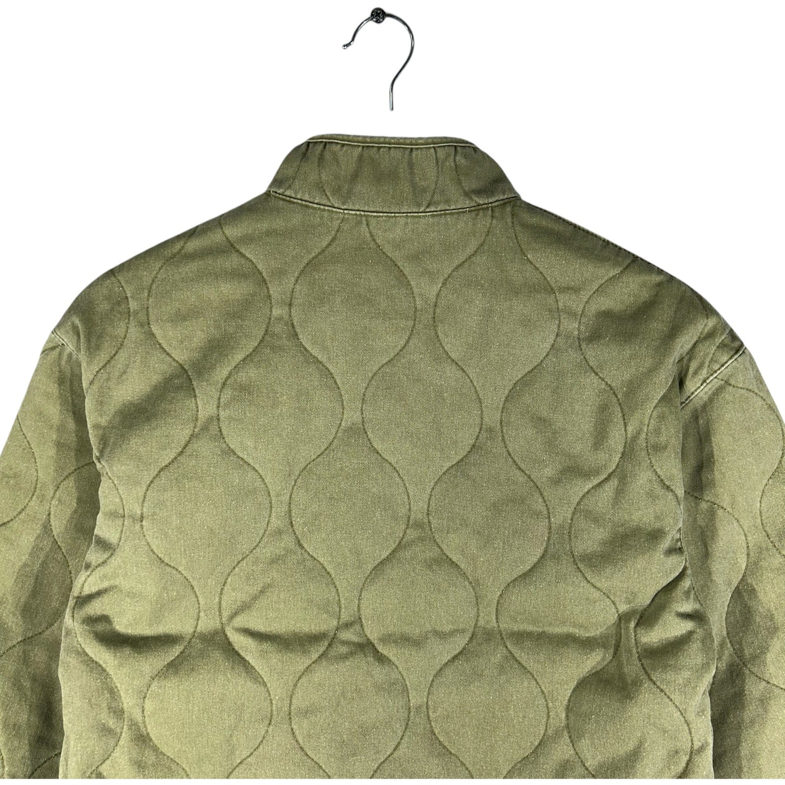Collection of Joie Button Up Bomber Jacket in a gallery layout