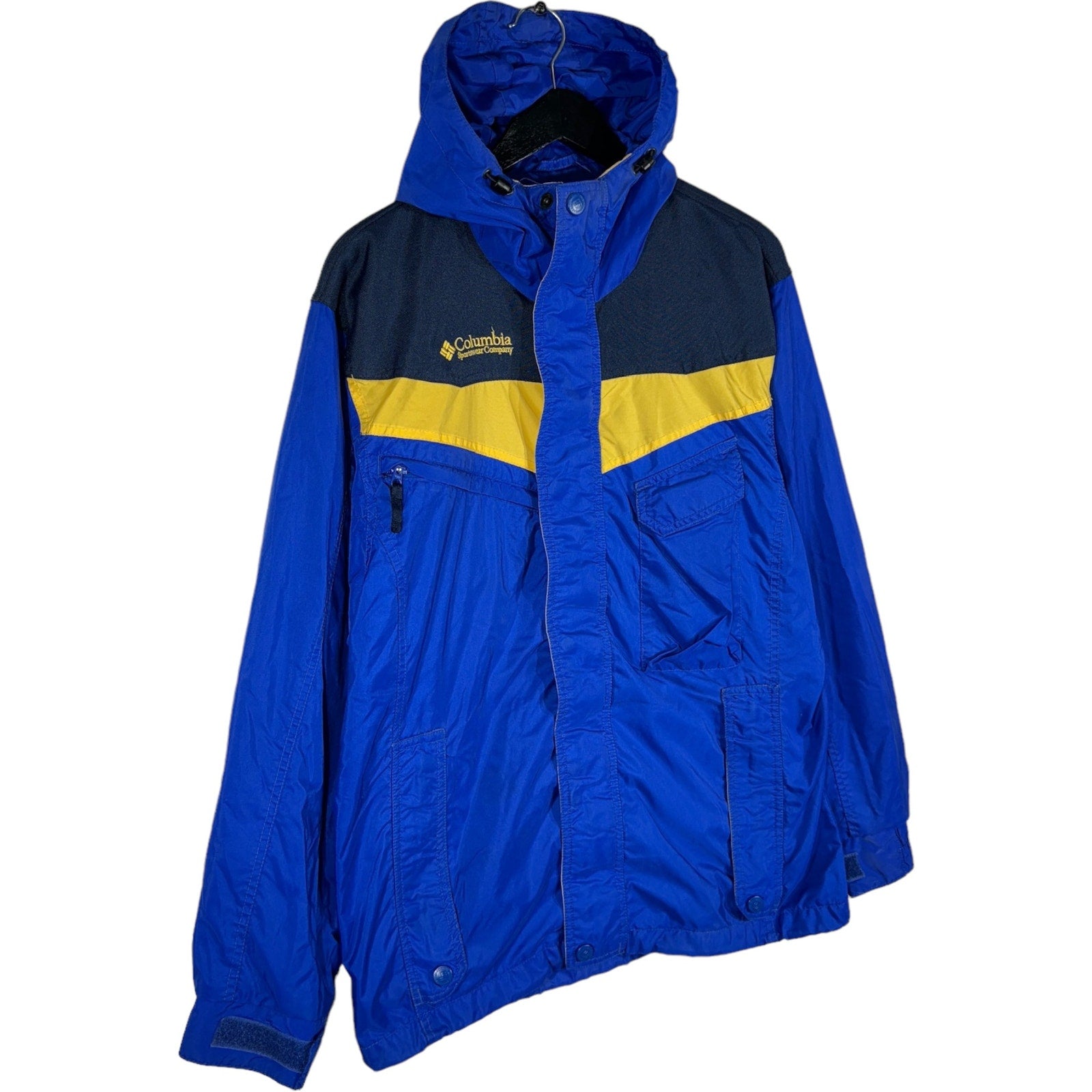 Collection of Columbia Button Up Rain Jacket in a gallery layout