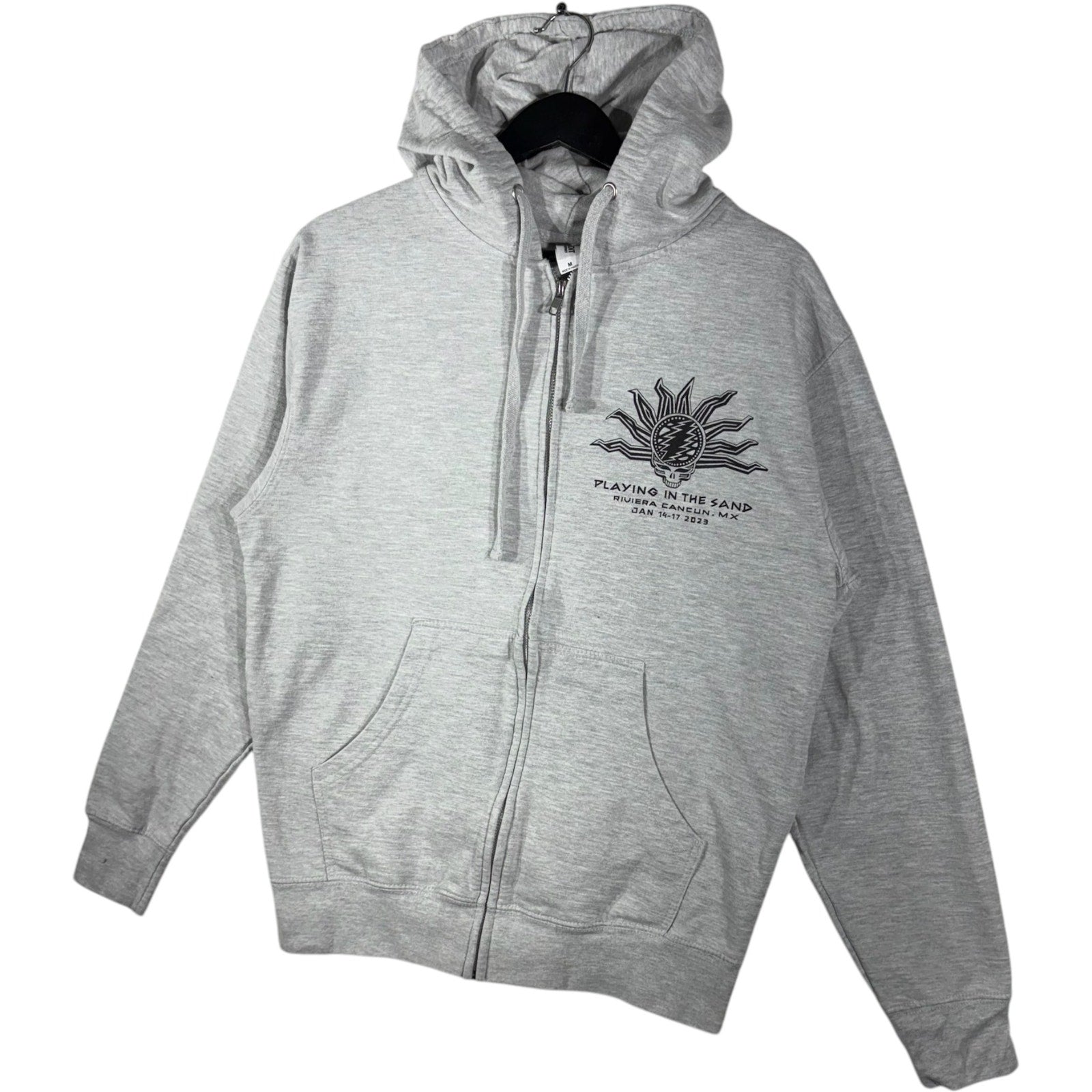 Collection of Dead & Co Playing In The Sand Concert Full Zip Hoodie 2023 in a gallery layout
