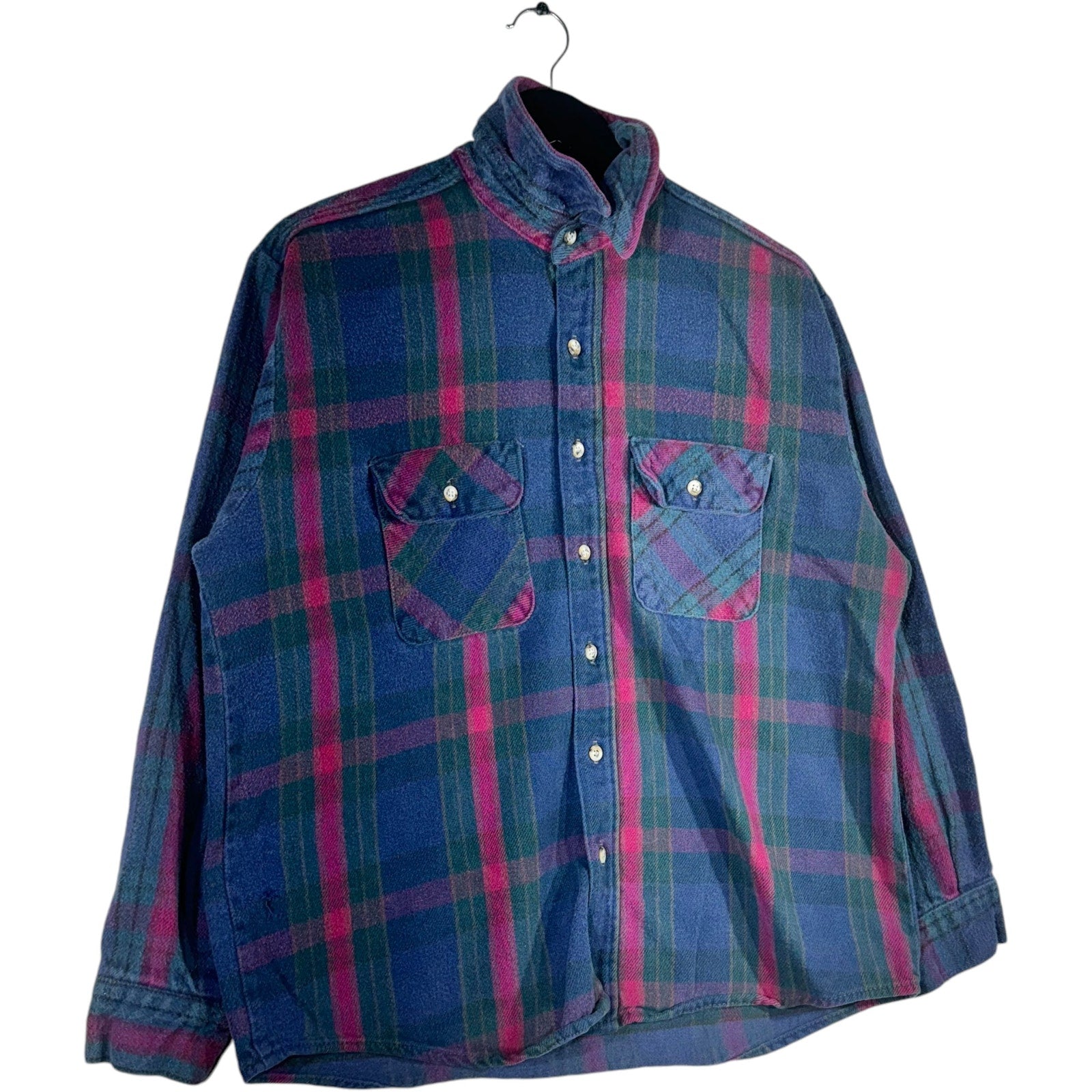 Collection of Five Brother Plaid Long Sleeve Flannel in a gallery layout