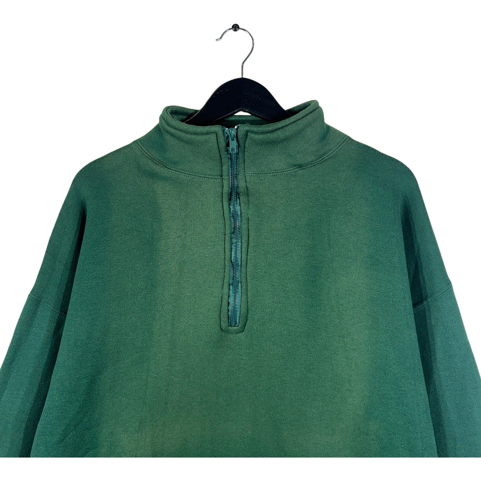 Collection of Pullover Drawstring 1/4 Zip Sweatshirt in a gallery layout