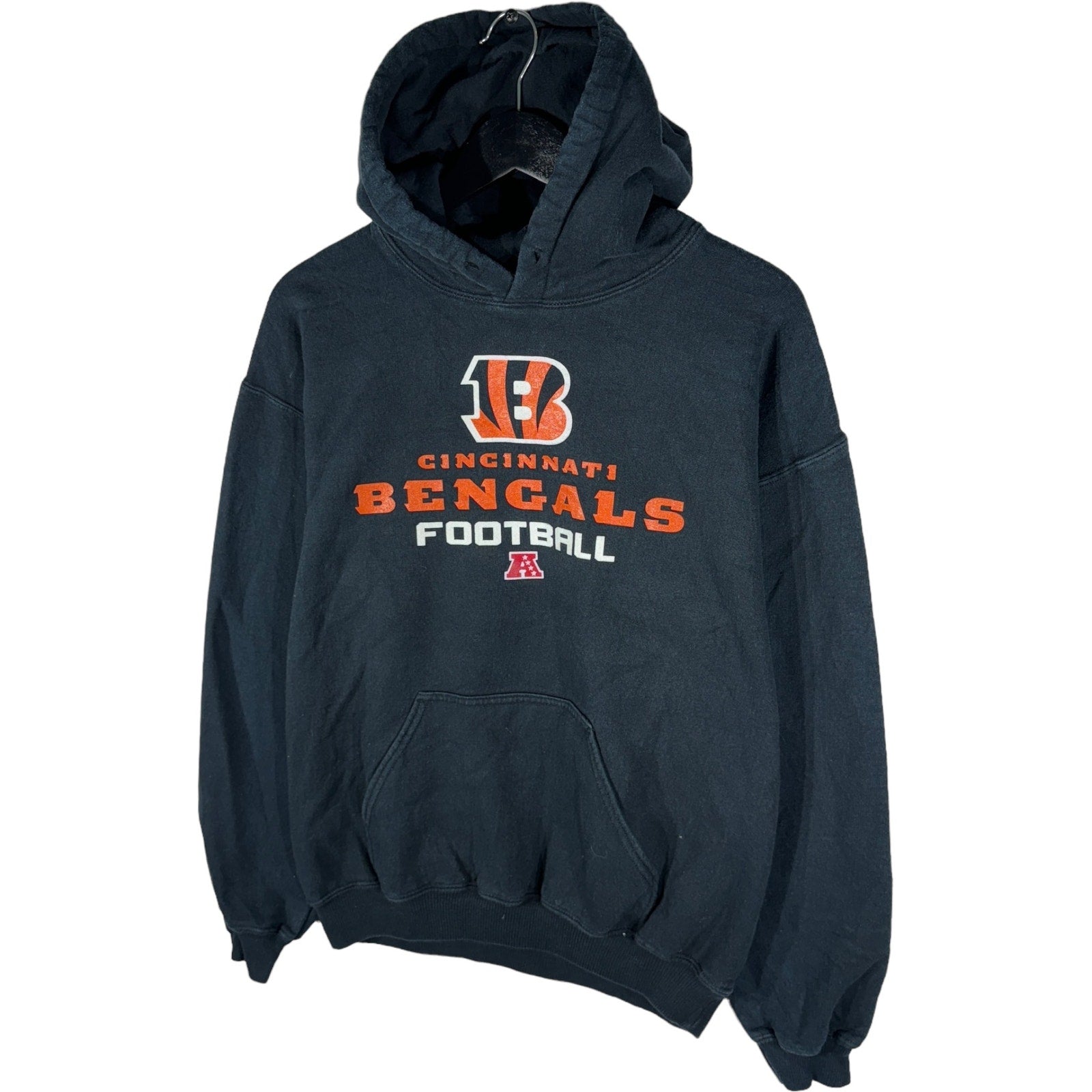 Collection of Cincinnati Bengals NFL Team Pullover Hoodie in a gallery layout