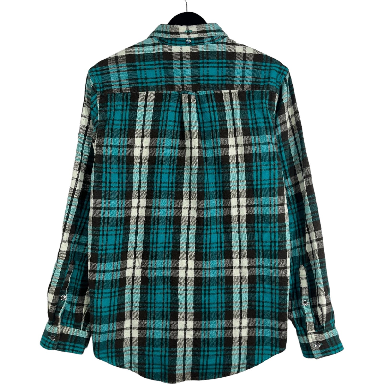 Collection of Hurley Plaid Long Sleeve Flannel in a gallery layout