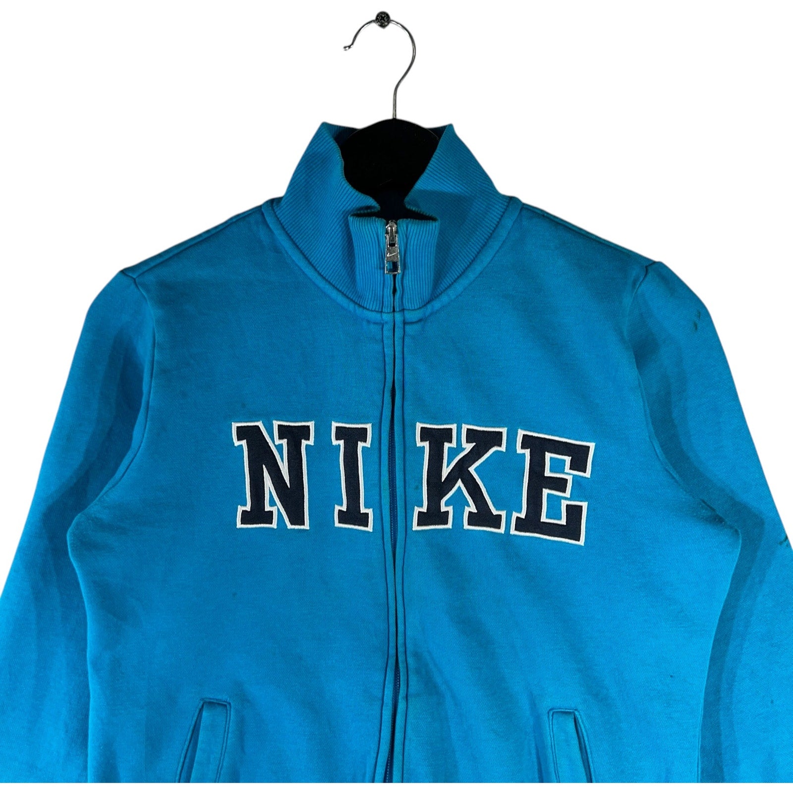 Collection of Women's Nike Spellout Full Zip Sweatshirt in a gallery layout