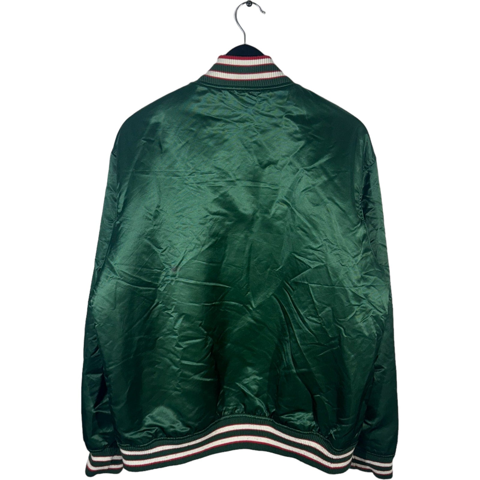 Collection of Wicks Satin Bomber Jacket in a gallery layout