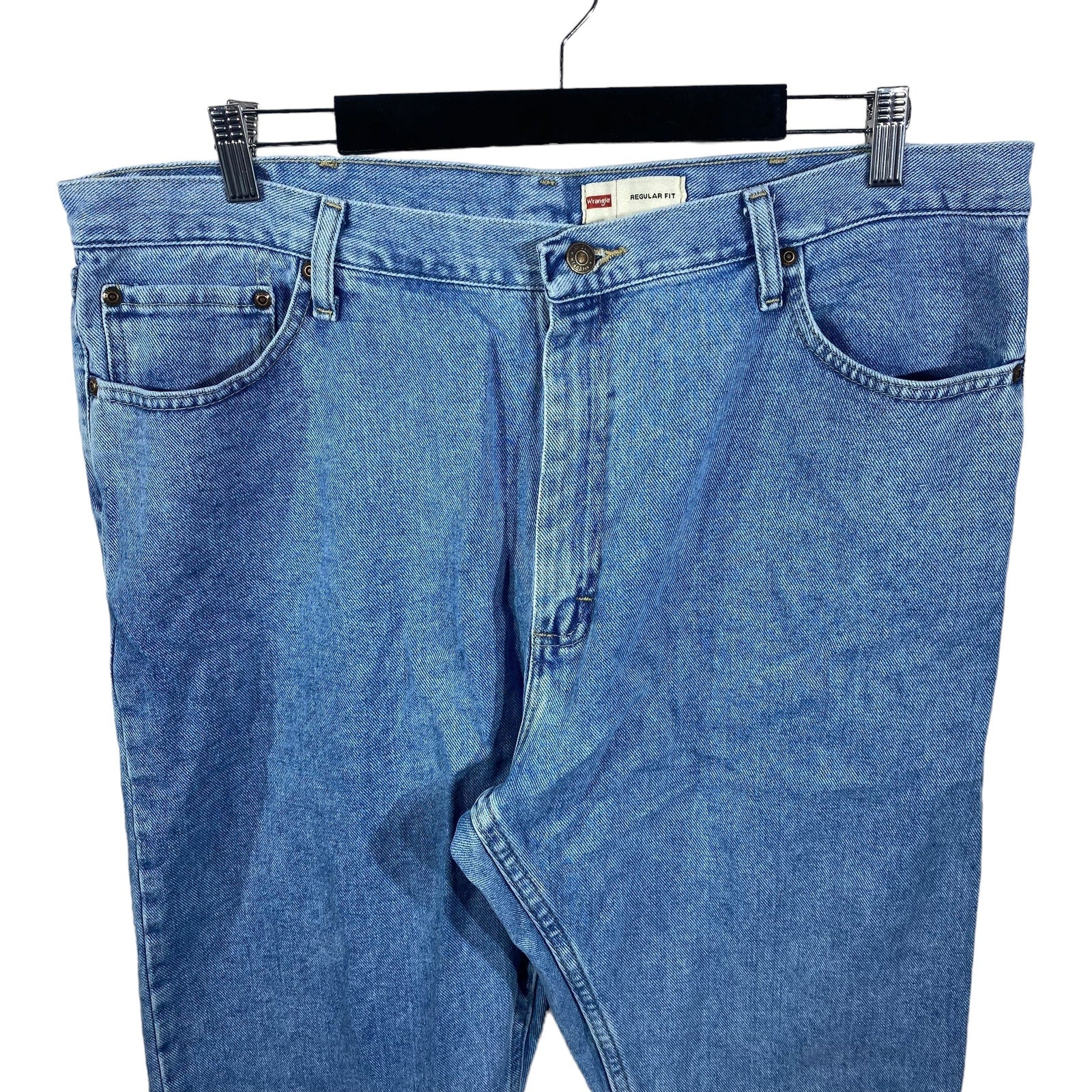Collection of Wrangler Zip Fly Straight Leg Denim Pants in a gallery layout