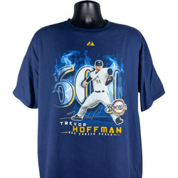 Collection of Majestic MLB Milwaukee Brewers Trevor Hoffman Tee in a gallery layout