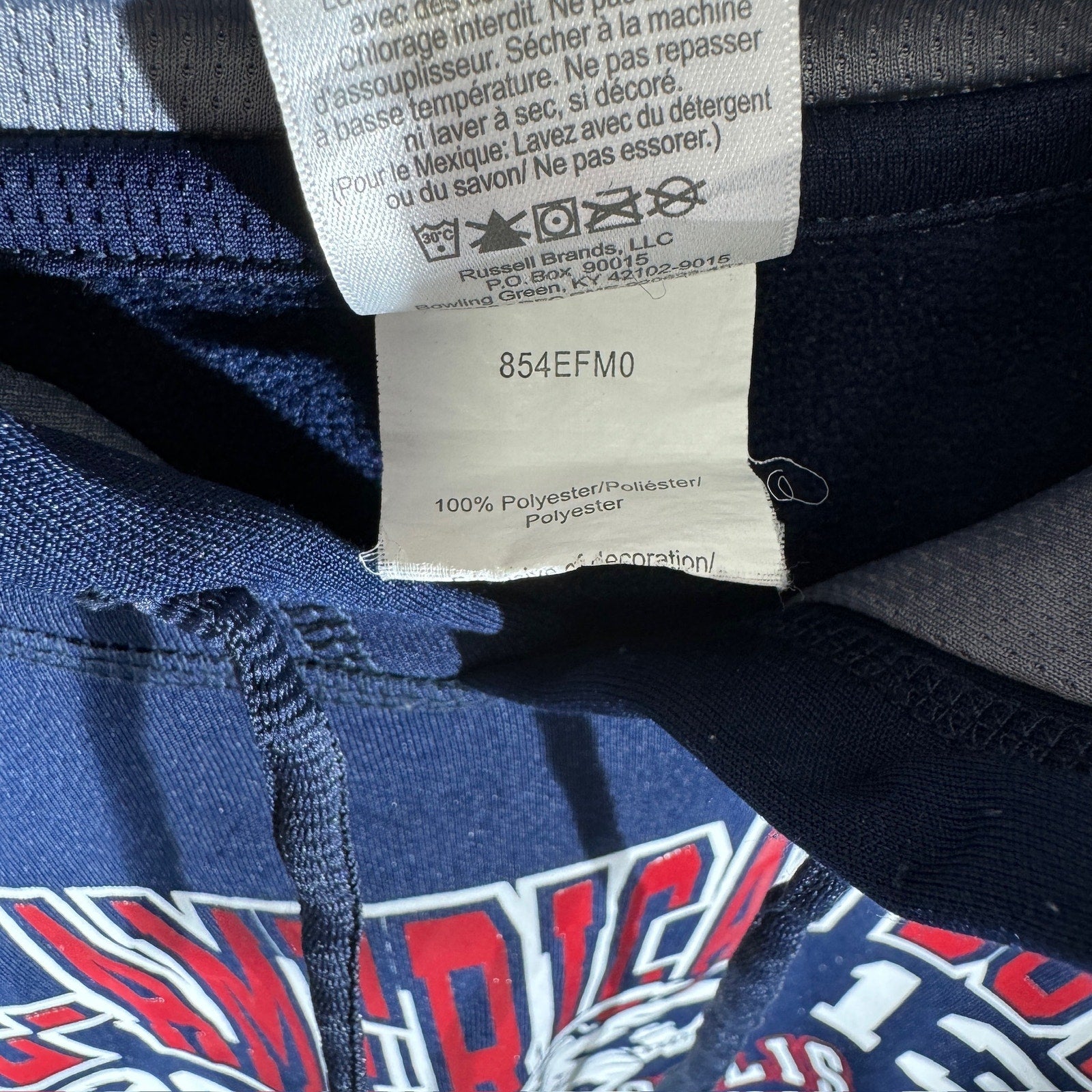 Collection of Russell Athletic All American Bowl Hoodie in a gallery layout