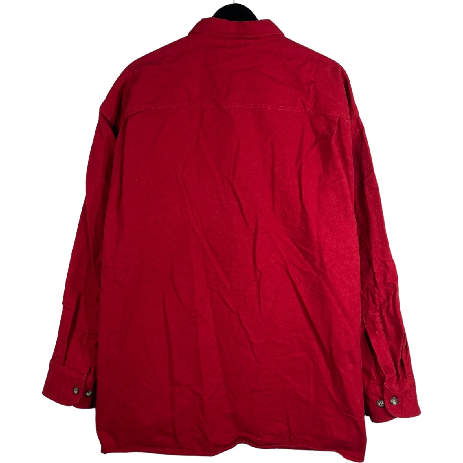 Collection of Cabelas Chamois Heavy Weight Long Sleeve Button Down in a gallery layout