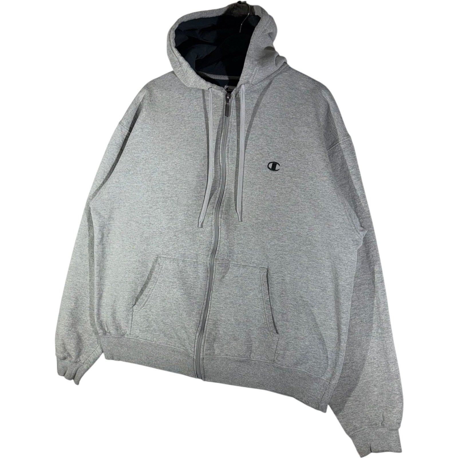 Collection of Champion Mini Logo Full Zip Hoodie in a gallery layout