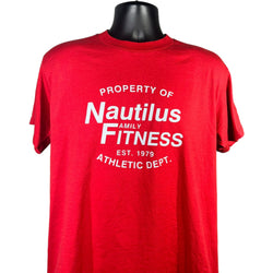 Collection of "Property Of Nautilus Fitness Tee" in a gallery layout