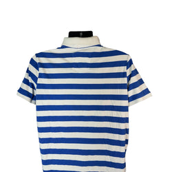 Collection of Abercrombie & Fitch Striped Cotton Muscle Fit Polo in a gallery layout