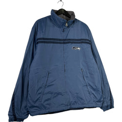 Collection of Seattle Seahawks NFL Windbreaker in a gallery layout