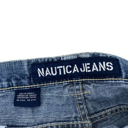 Collection of Nautica Jeans Zip Fly Denim Shorts in a gallery layout