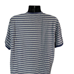 Collection of Gap Striped Henley Tee in a gallery layout