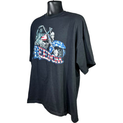 Collection of "Ride On Freedom" Motorcycle Tee in a gallery layout