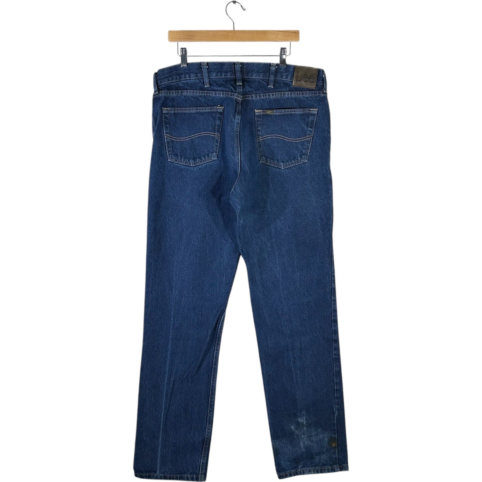 Collection of Lee Denim Skinny Leg Jeans 38x34 in a gallery layout