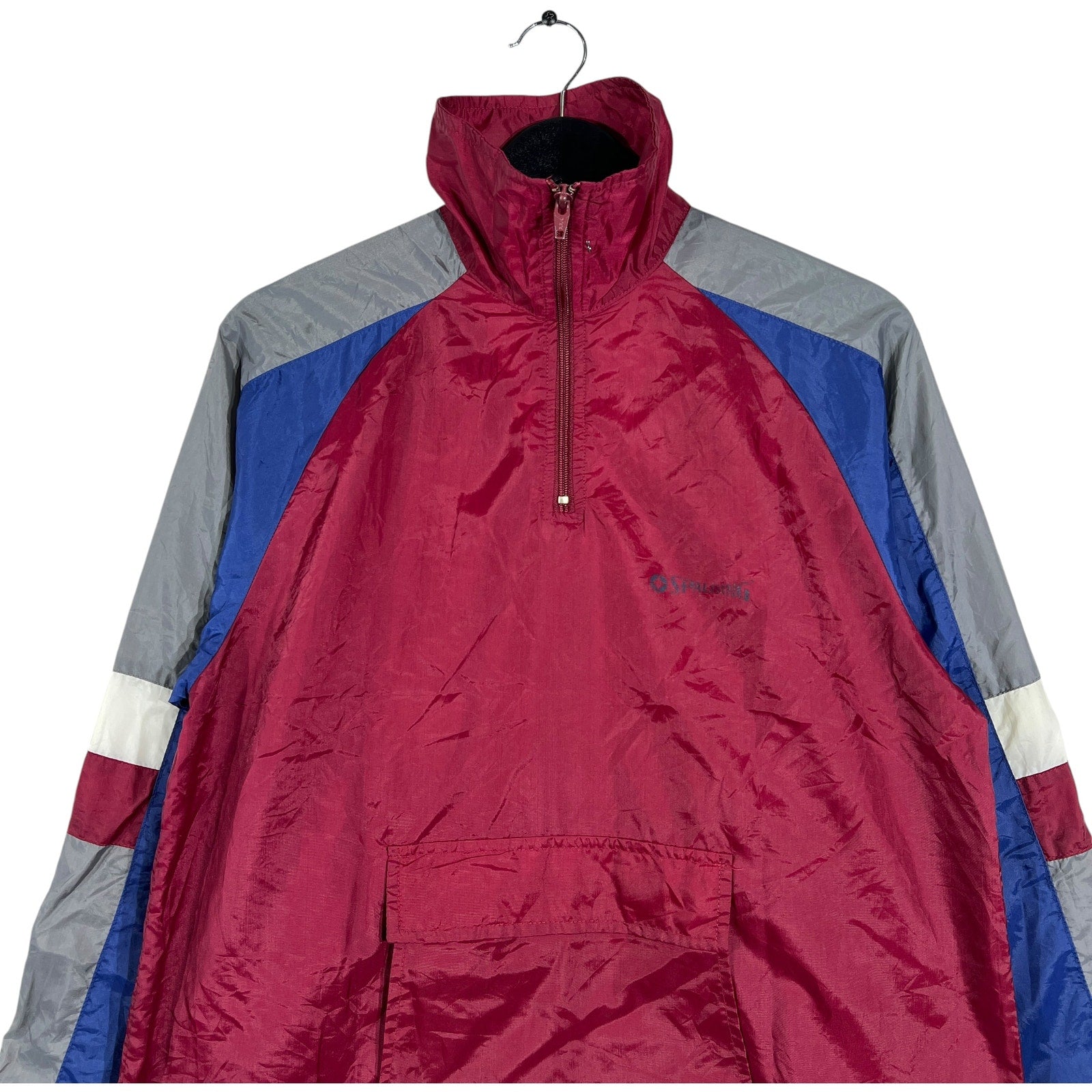 Collection of Spalding 1/4 Zip Anorak Light Jacket in a gallery layout