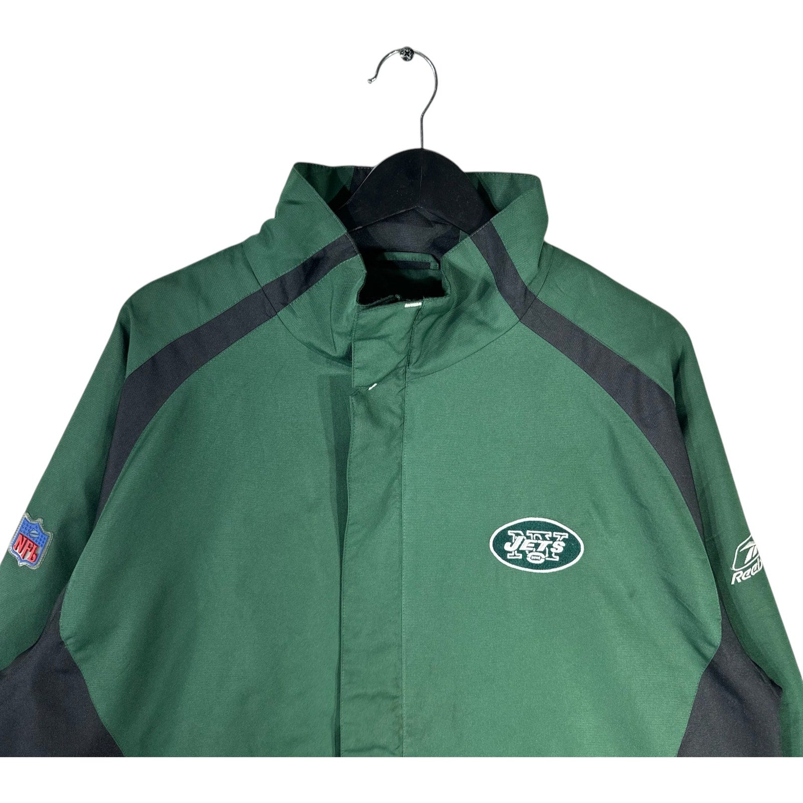 Collection of Reebok New York Jets NFL Puffer Jacket in a gallery layout