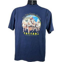 Collection of Caesars Atlantic City "Let The Games Begin" Mullet Tee in a gallery layout