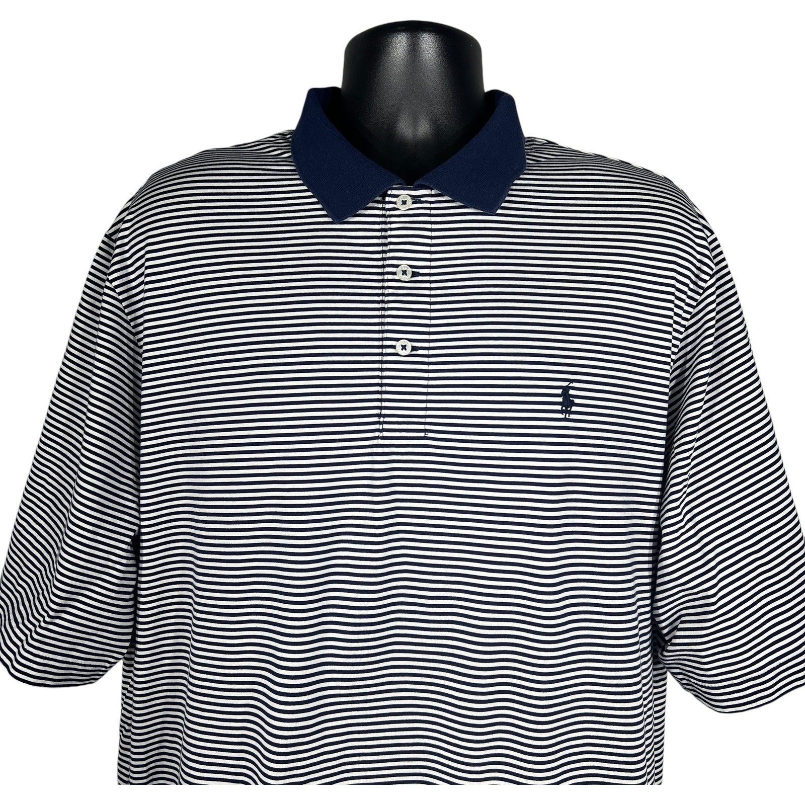 Collection of Polo Golf Striped Short Sleeve Polo in a gallery layout