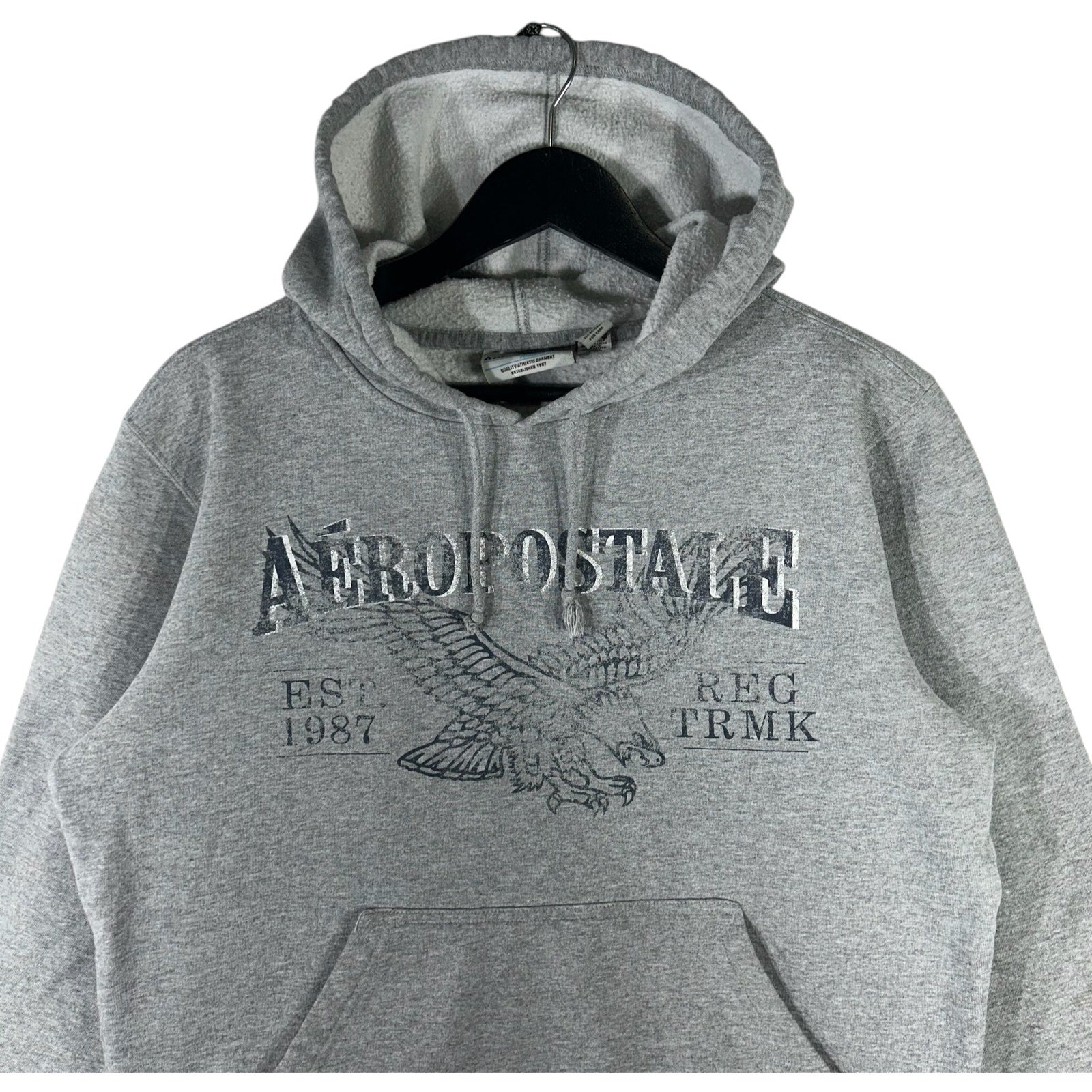 Collection of Aeropostale Eagle Pullover Hoodie in a gallery layout