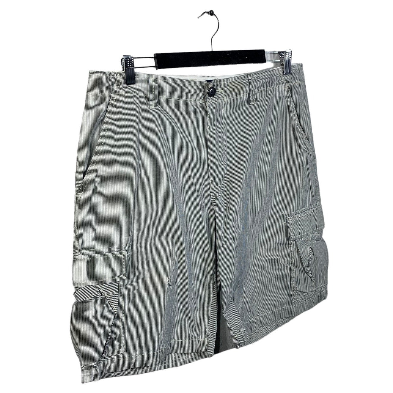 Collection of Gap Striped Cargo Shorts in a gallery layout