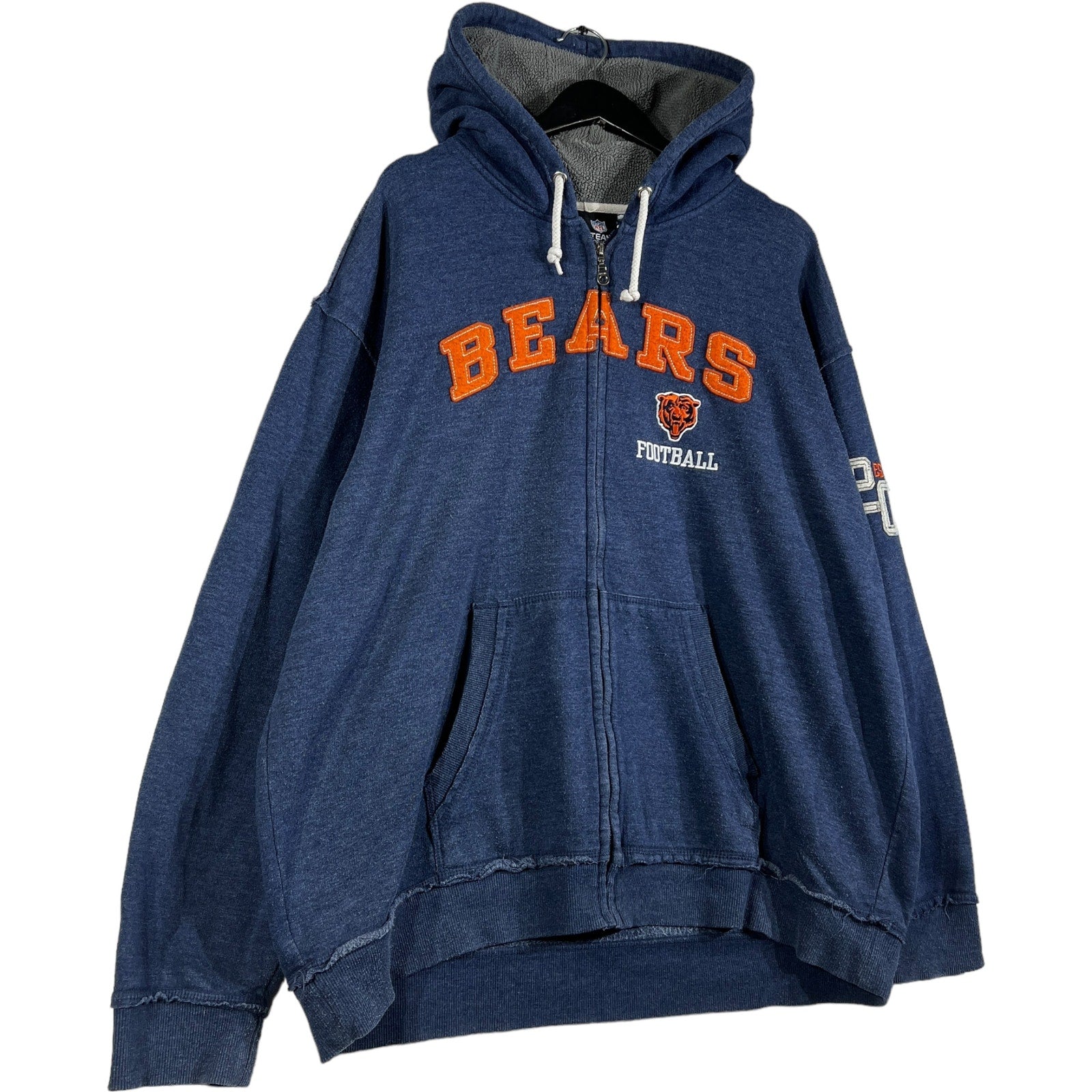 Collection of NFL Chicago Bears Spellout Full Zip Hoodie in a gallery layout