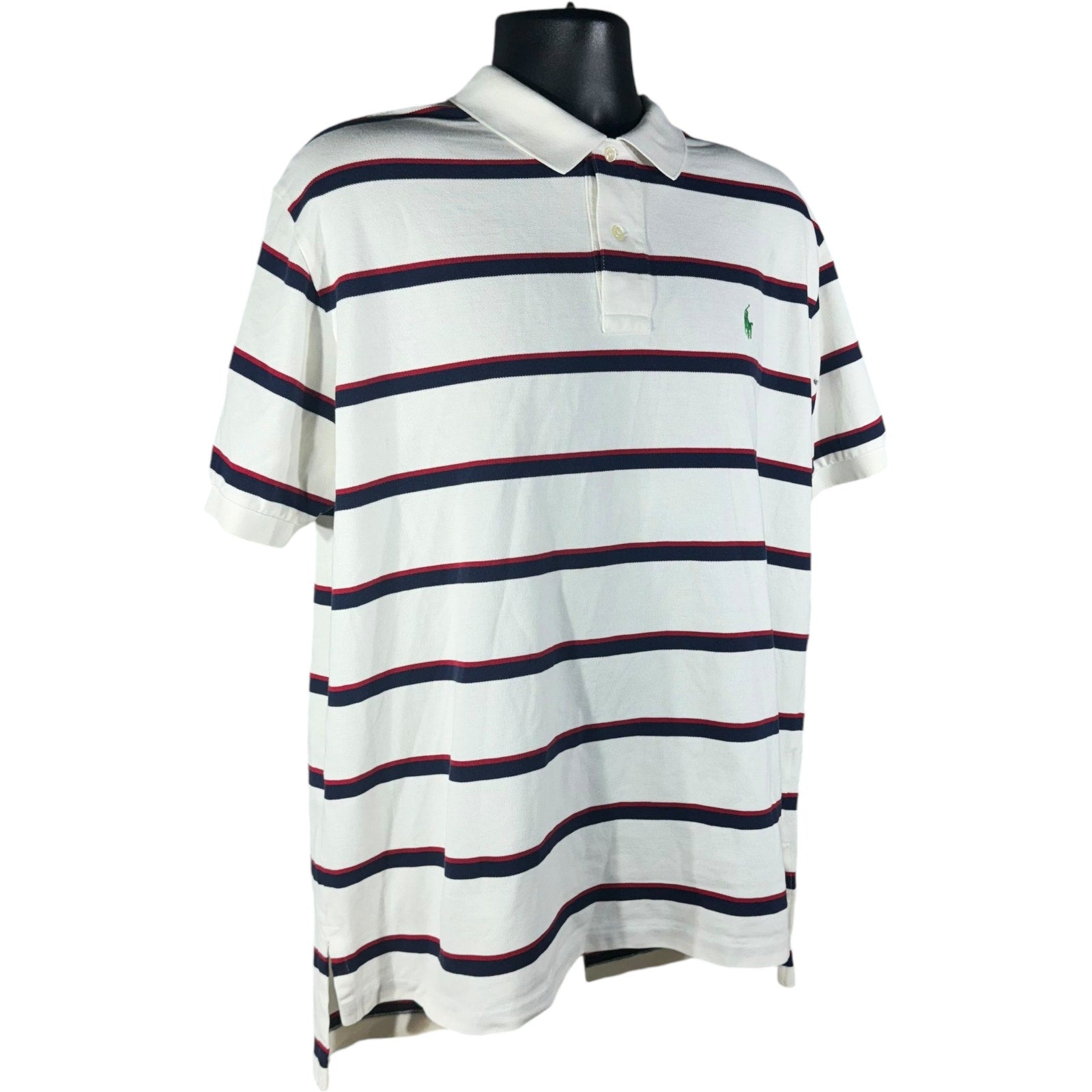 Collection of Polo Ralph Lauren Striped Short Sleeve Polo in a gallery layout