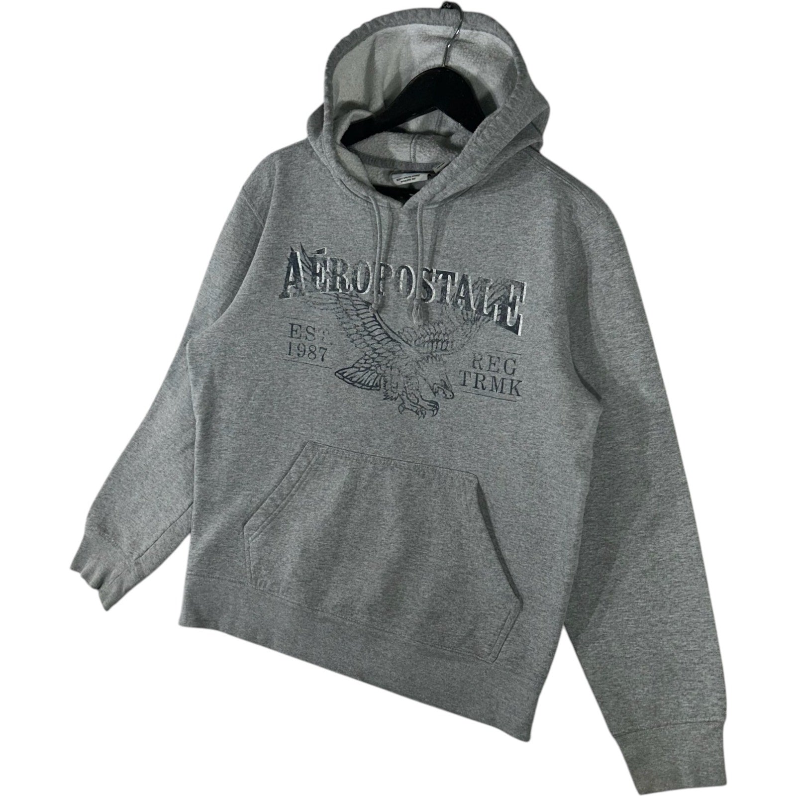 Collection of Aeropostale Eagle Pullover Hoodie in a gallery layout