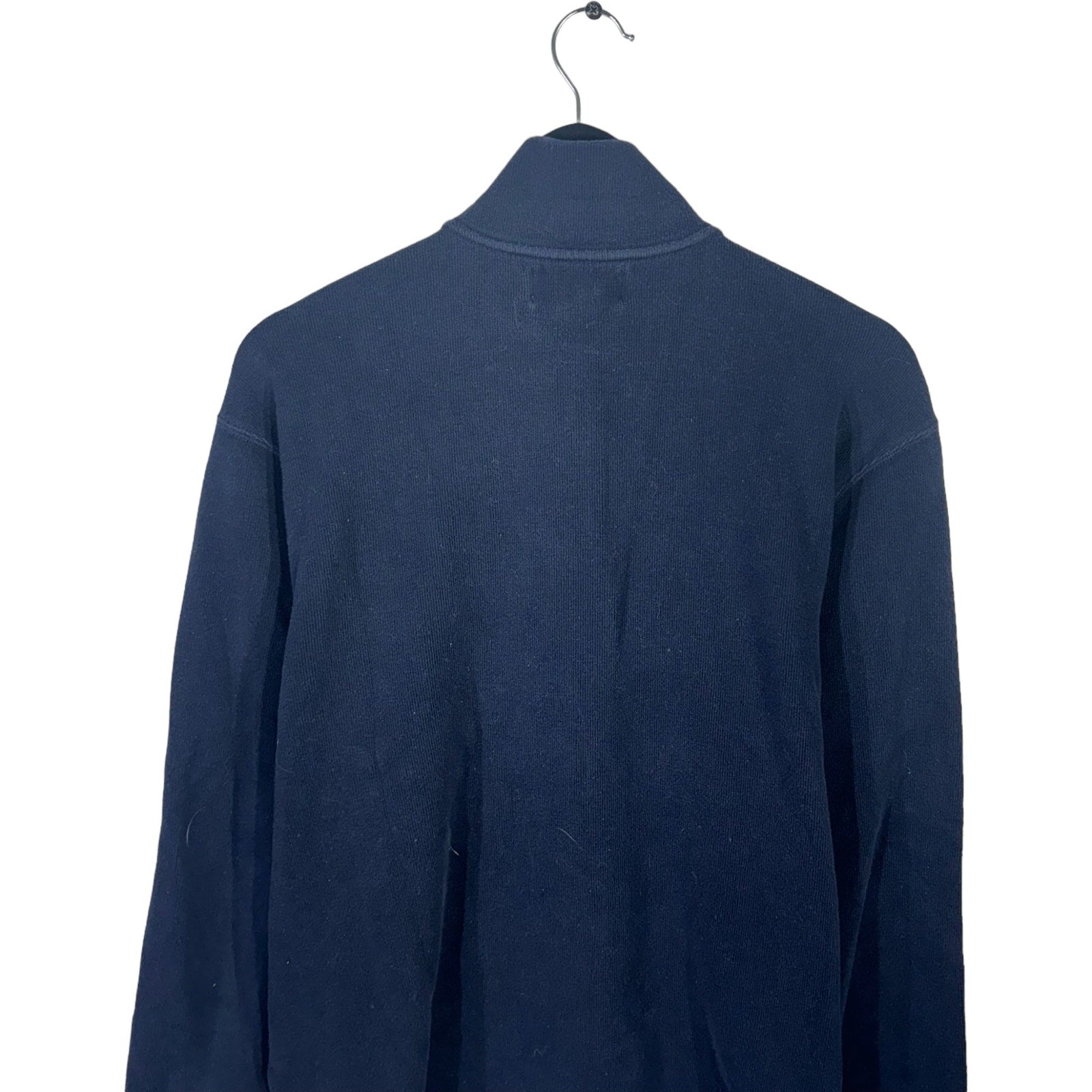 Collection of Vintage Polo Ralph Lauren 1/4 Zip Sweatshirt 90s in a gallery layout
