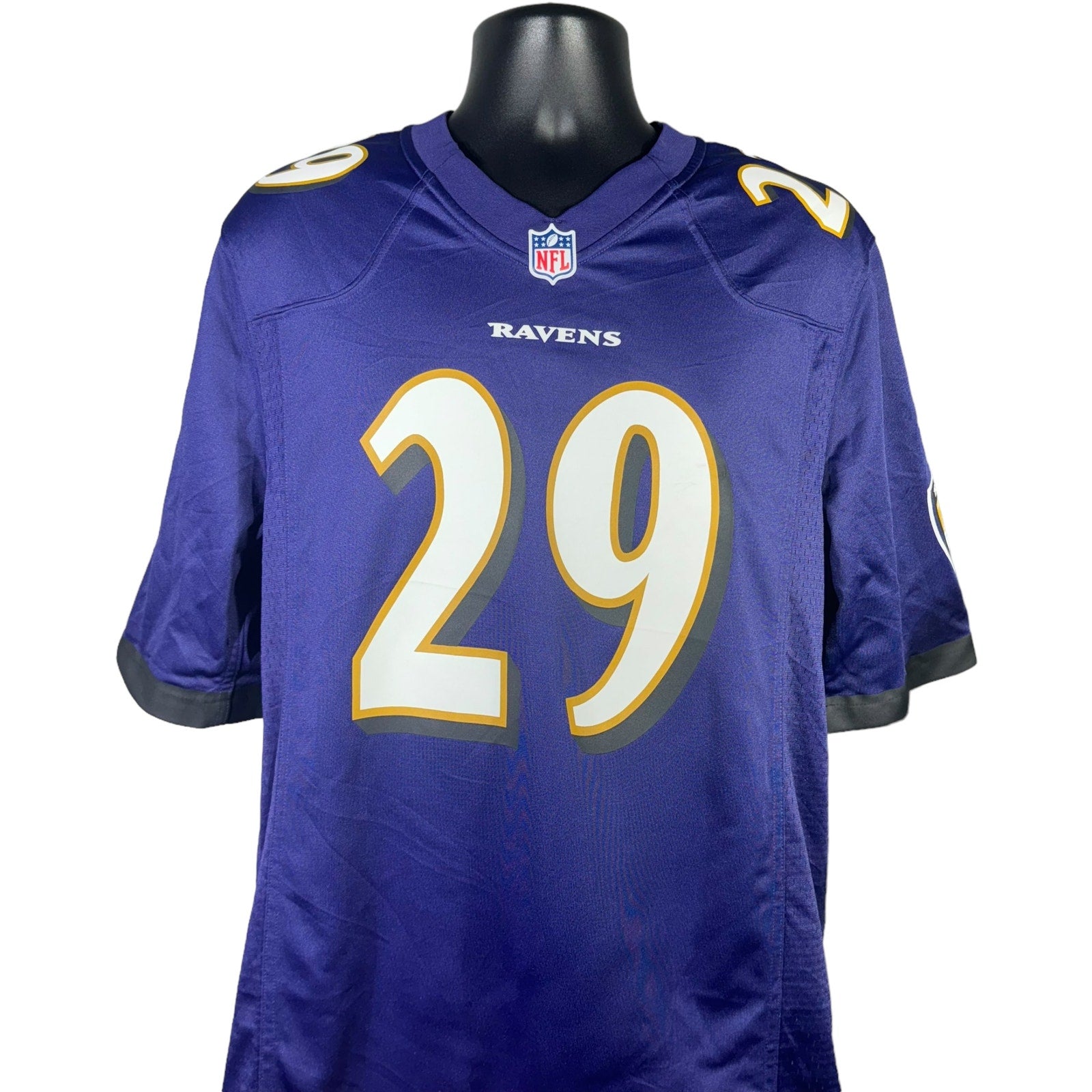 Collection of Nike NFL On Field Baltimore Ravens Justin Forsett 29 Jersey in a gallery layout