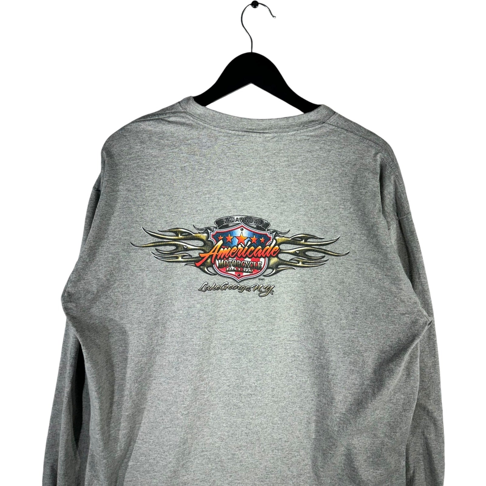 Collection of Vintage Americade Motorcycle Rally Long Sleeve in a gallery layout