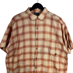 Collection of Patagonia Button Down Short Sleeve Plaid Shirt in a gallery layout